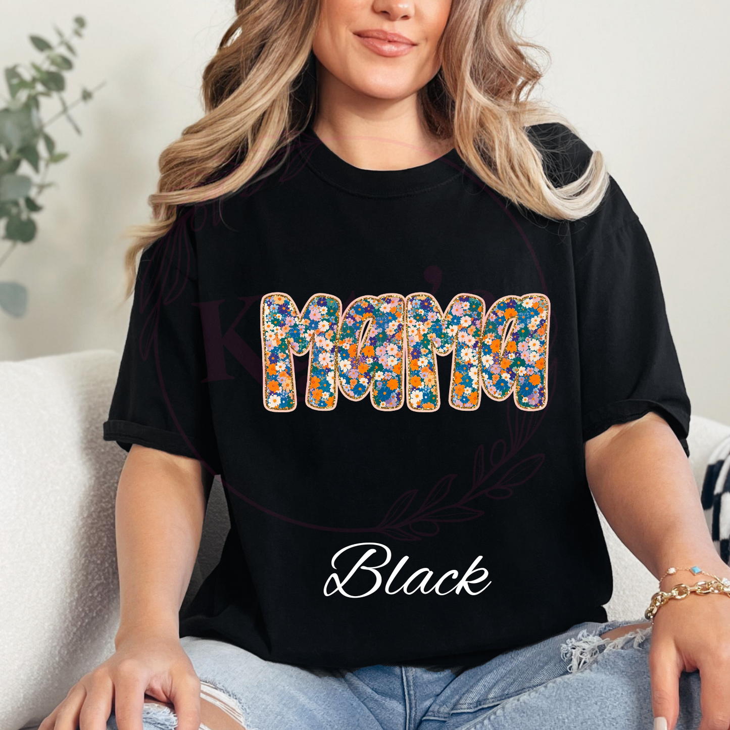 Floral Mama 2 Comfort Colors T-Shirt