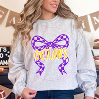 Coquette Checkered Bow Mascot Shirts
