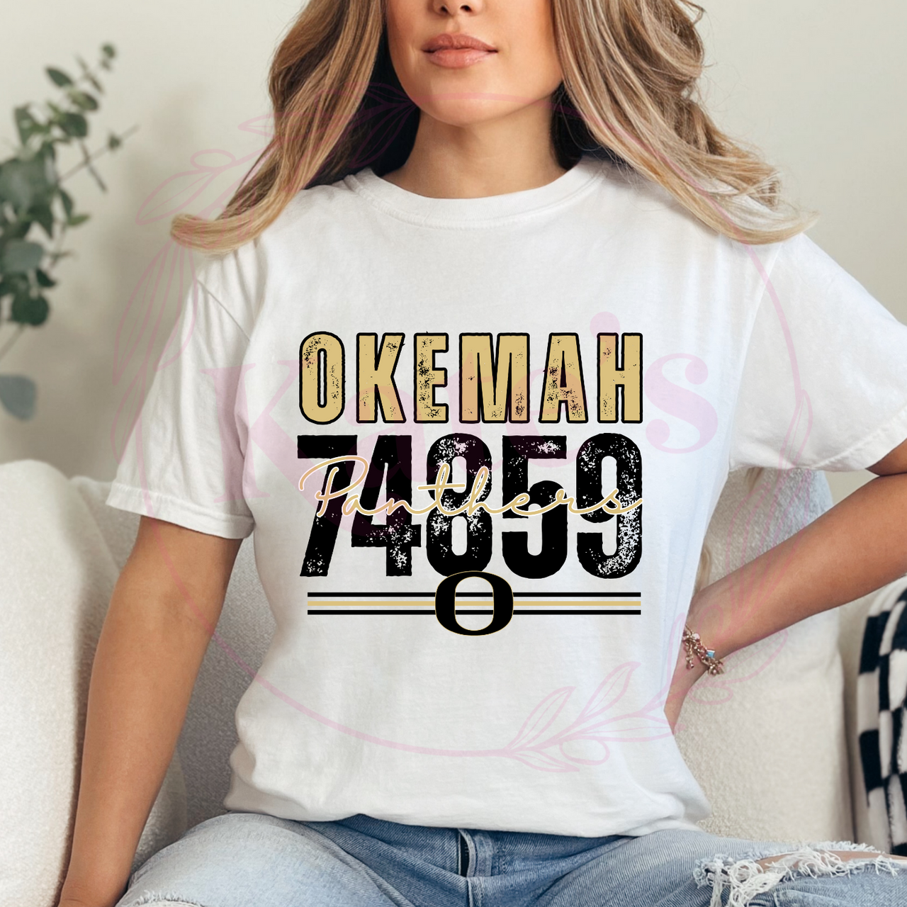 Okemah Zip Code School Spirit Shirt