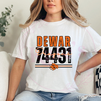 Dewar Zip Code School Spirit Shirt