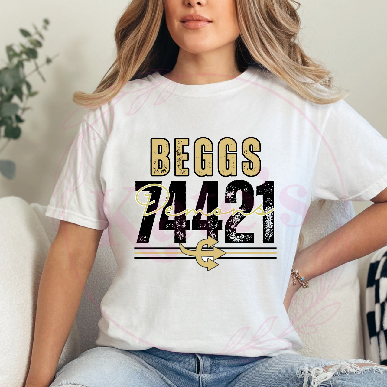 Beggs Zip Code School Spirit Shirt