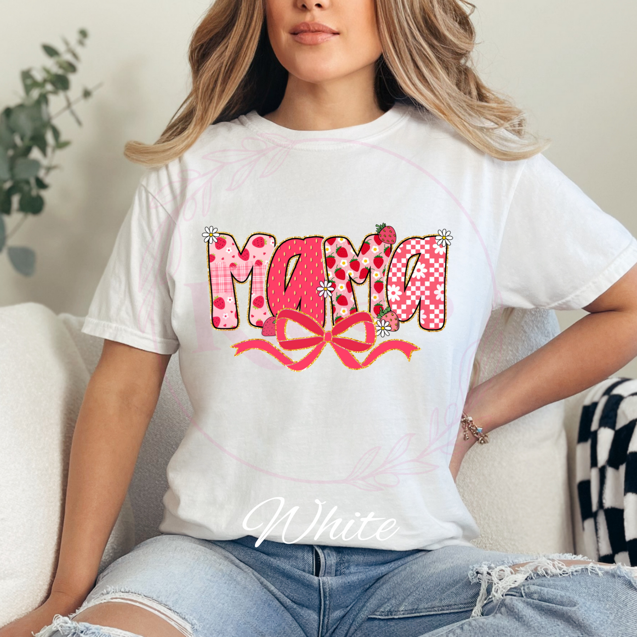 Strawberry Mama Comfort Colors T-Shirt
