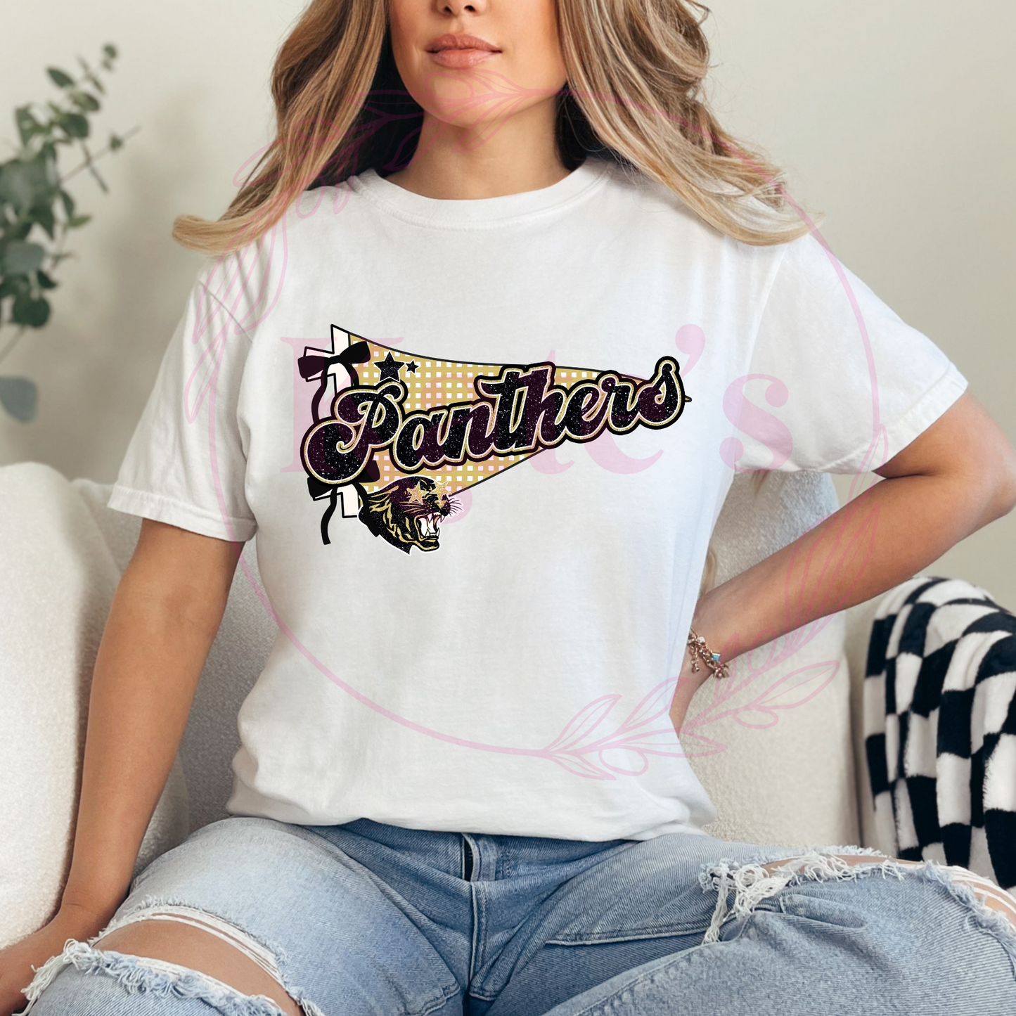 Panthers Pennant School Spirit Shirt