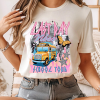 Last Day Vibes School Tour Pink T-Shirt