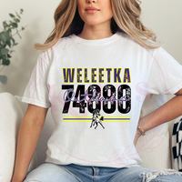 Weleetka Zip Code School Spirit Shirt