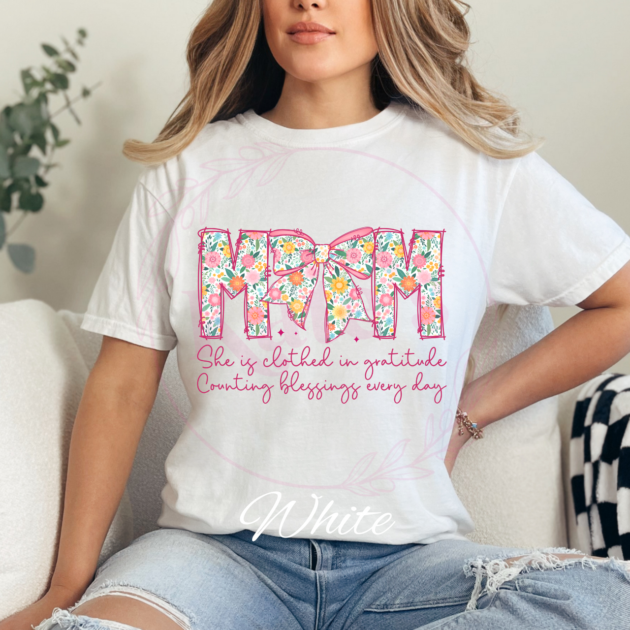 She Is Clothed In Gratitude Comfort Colors T-Shirt
