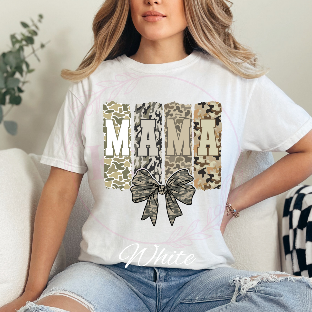 Camo Mama Comfort Colors T-Shirt