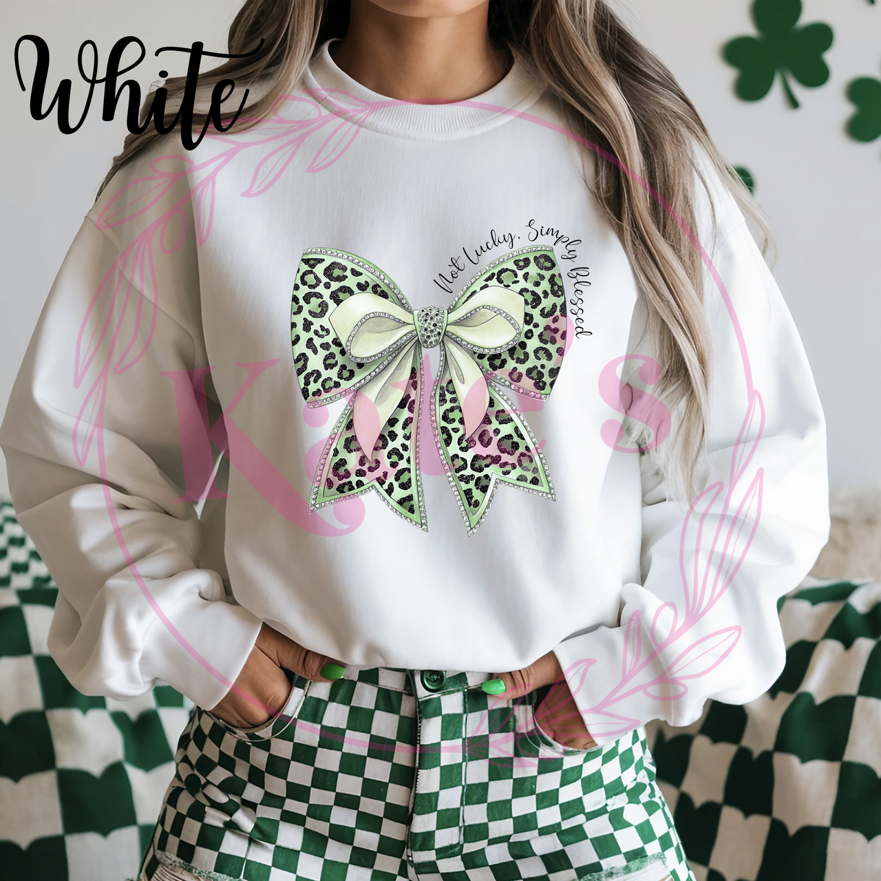 Not Lucky, Simply Blessed Sweatshirt