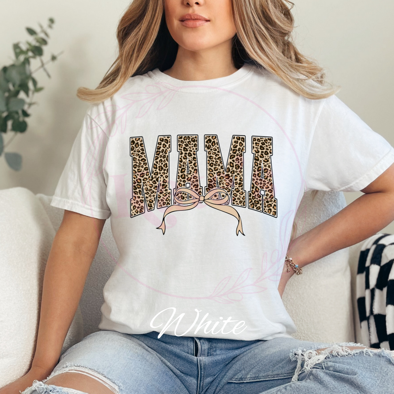Cheetah Mama Comfort Colors T-Shirt