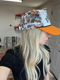 Football Medley Upside Down Mascot Trucker Hat