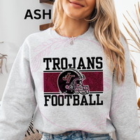 Mascot Football Faux Glitter Shirts