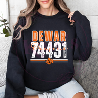 Dewar Zip Code School Spirit Shirt