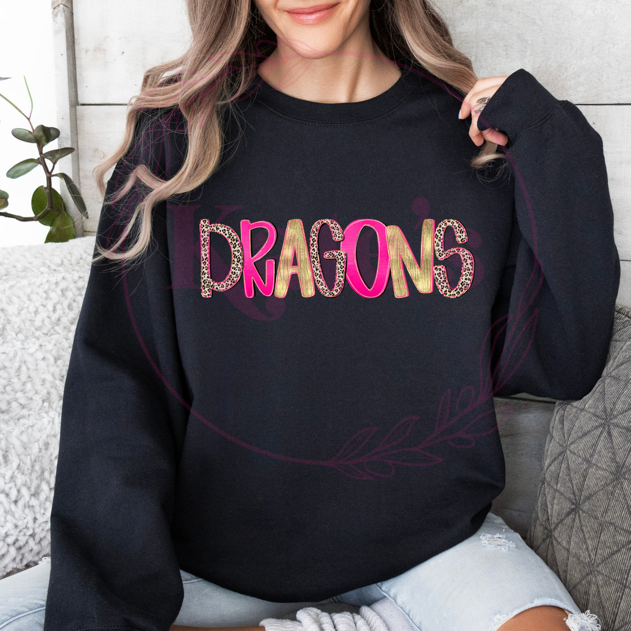 Dragons Preppy School Spirit Shirt