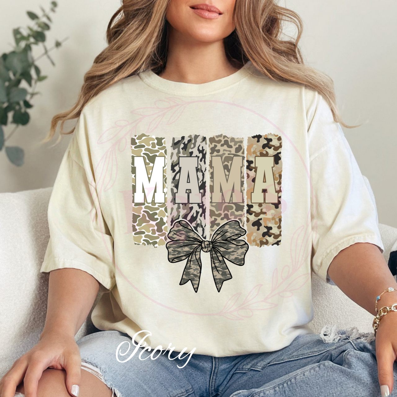 Camo Mama Comfort Colors T-Shirt