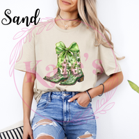 Shamrock Cowboy Boots T-Shirt