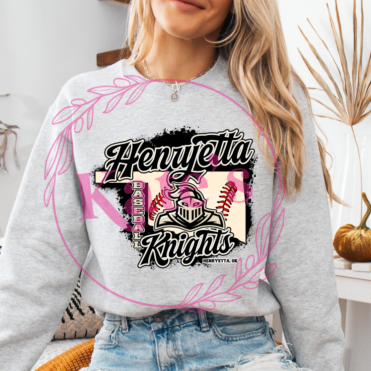 Henryetta Knights Baseball Shirt