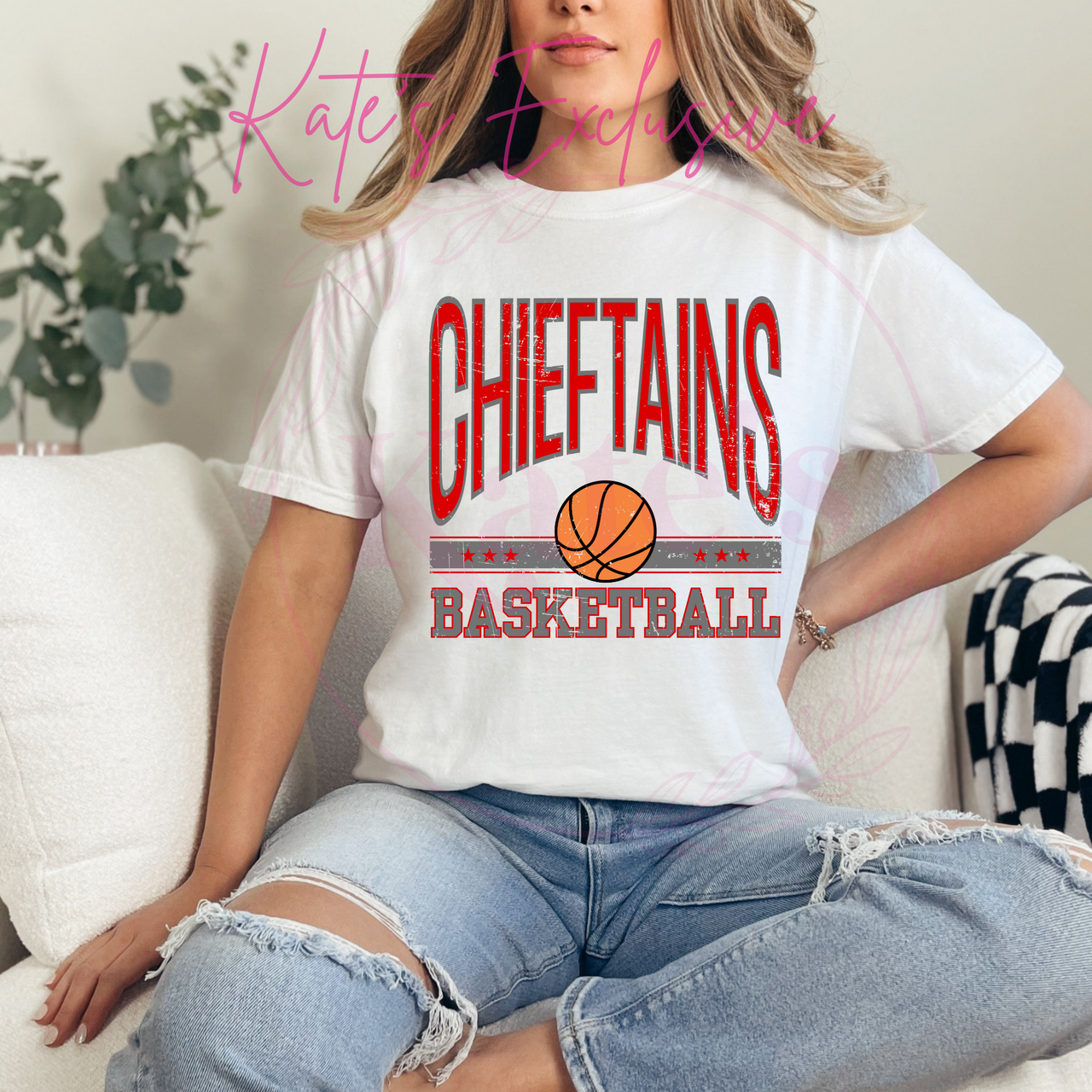 Wetumka Chieftains Vintage Basketball Shirt