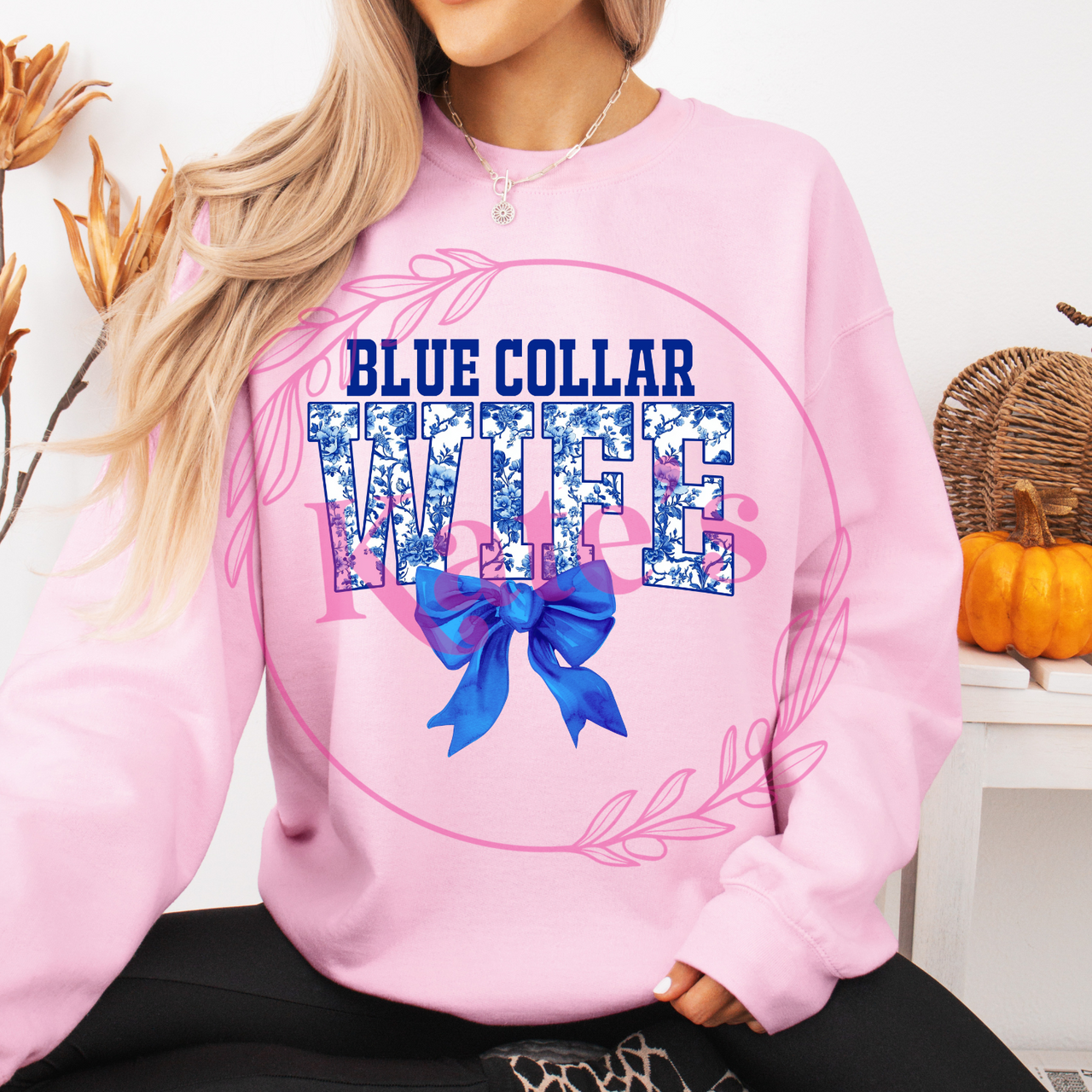 Blue Collar Wife Bow Shirts