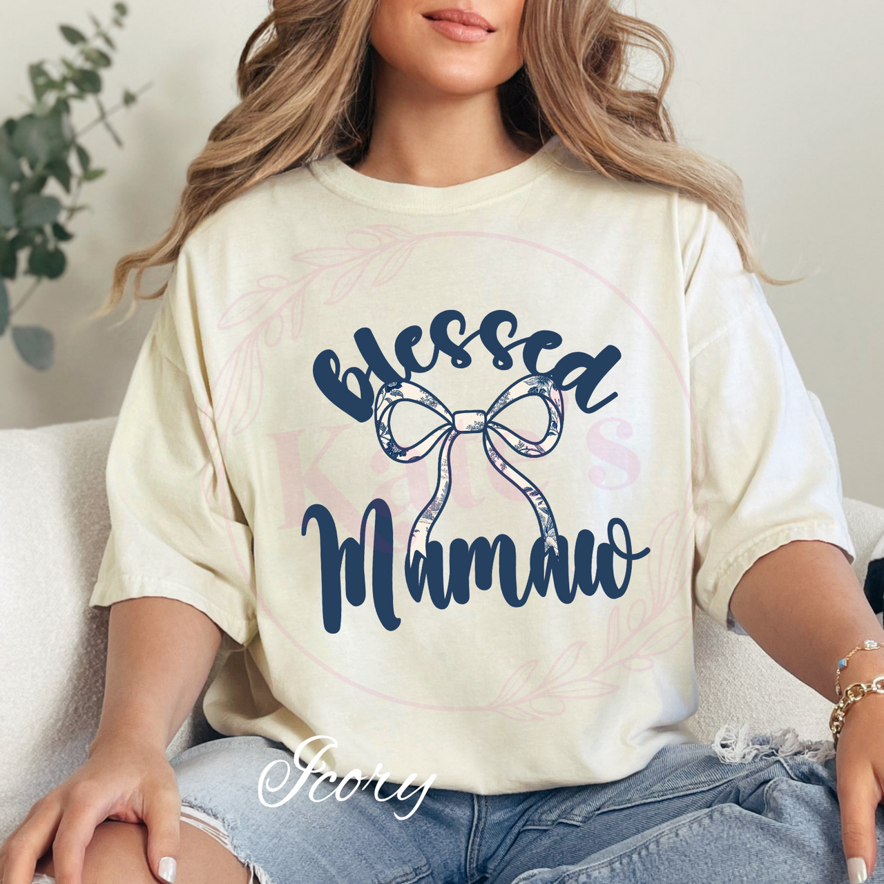 Blessed Mamaw Comfort Colors T-Shirt
