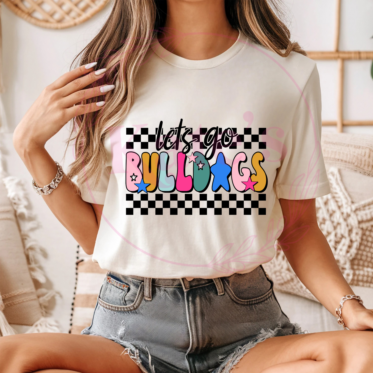 Lets Go Bulldogs Tee