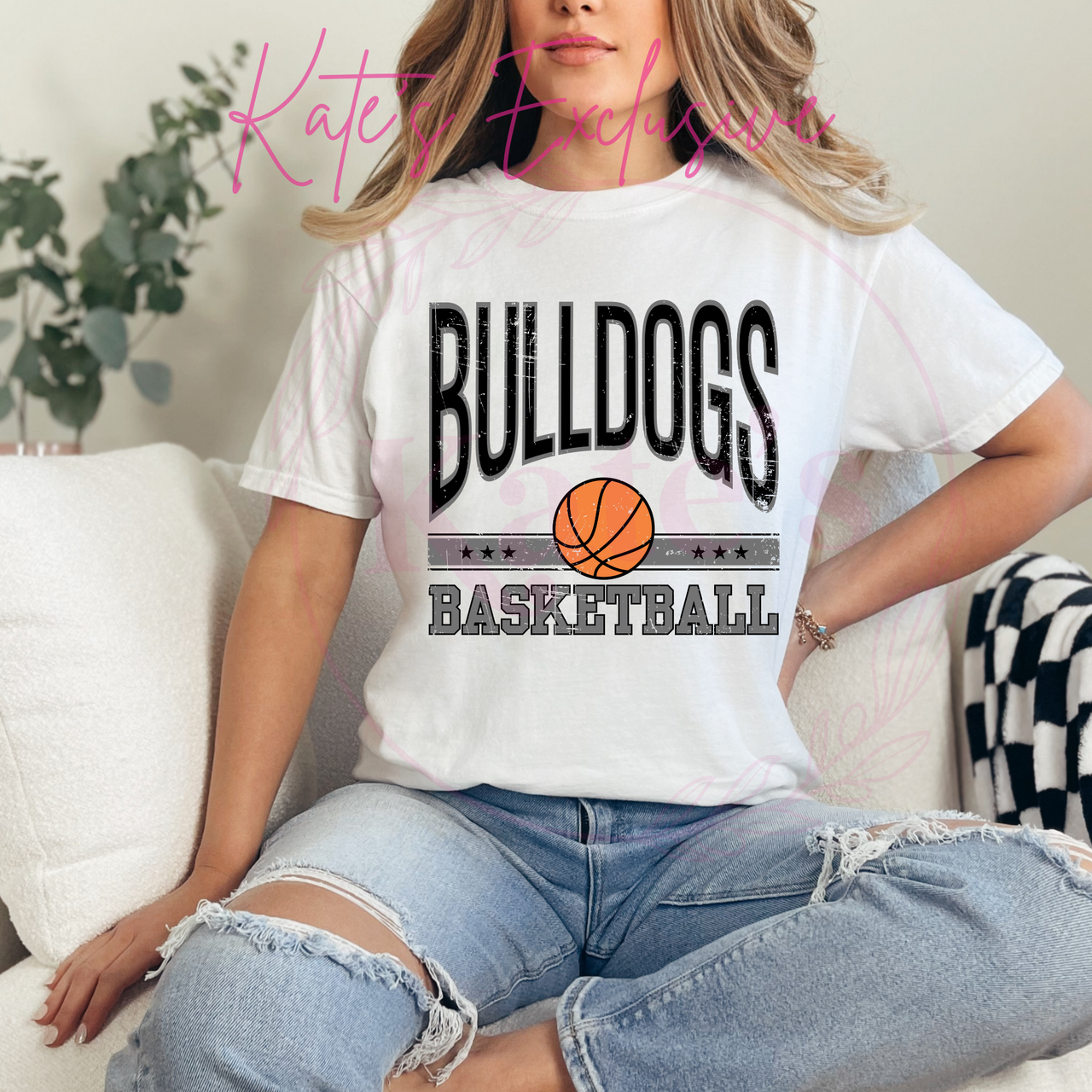 Schluter Bulldogs Vintage Basketball Shirt