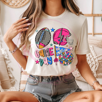 Girly Football Tee