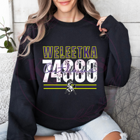Weleetka Zip Code School Spirit Shirt