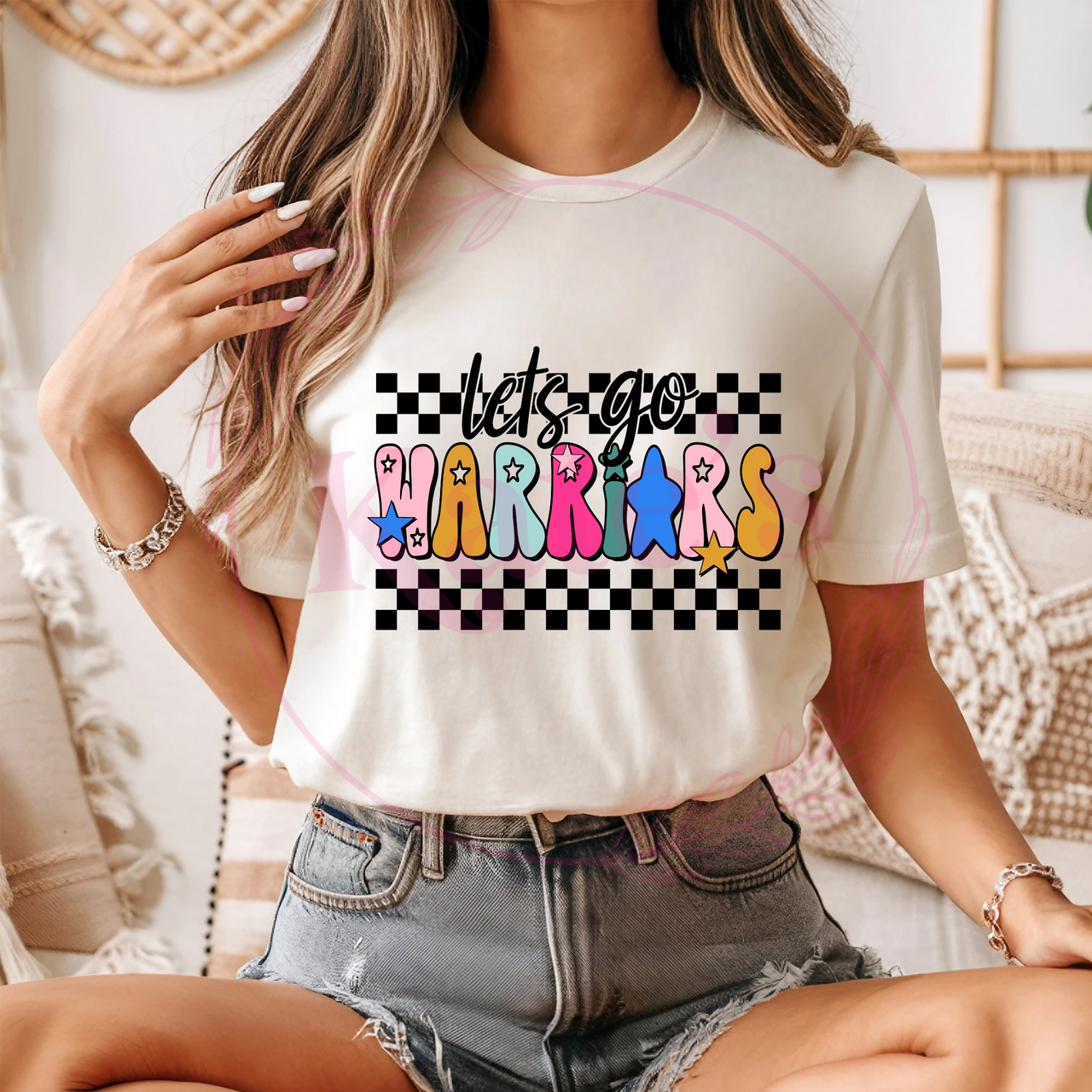 Lets Go Warriors Tee