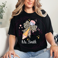 Custom Teacher Pencil T-Shirt