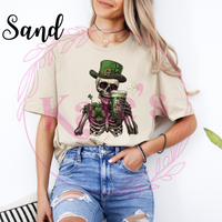 St. Patrick's Day Skeleton T-Shirt