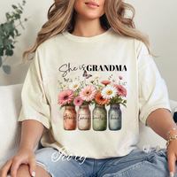She Is Grandma Comfort Colors T-Shirt