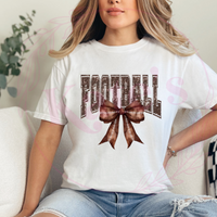 Faux Sequin Football T-Shirt