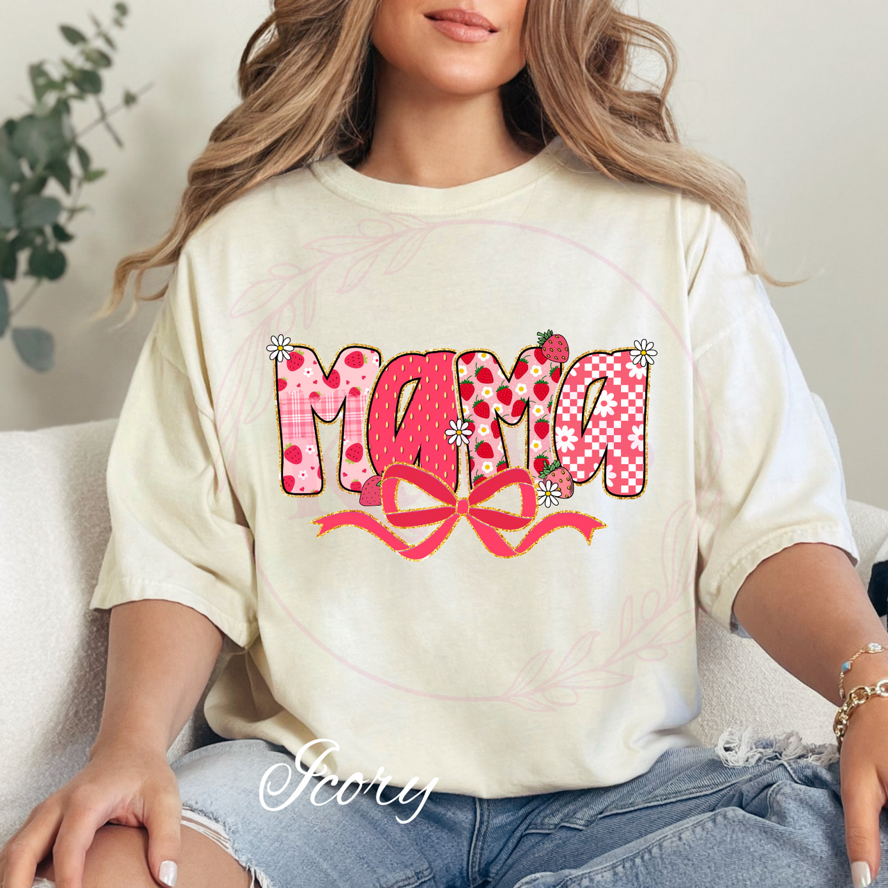 Strawberry Mama Comfort Colors T-Shirt