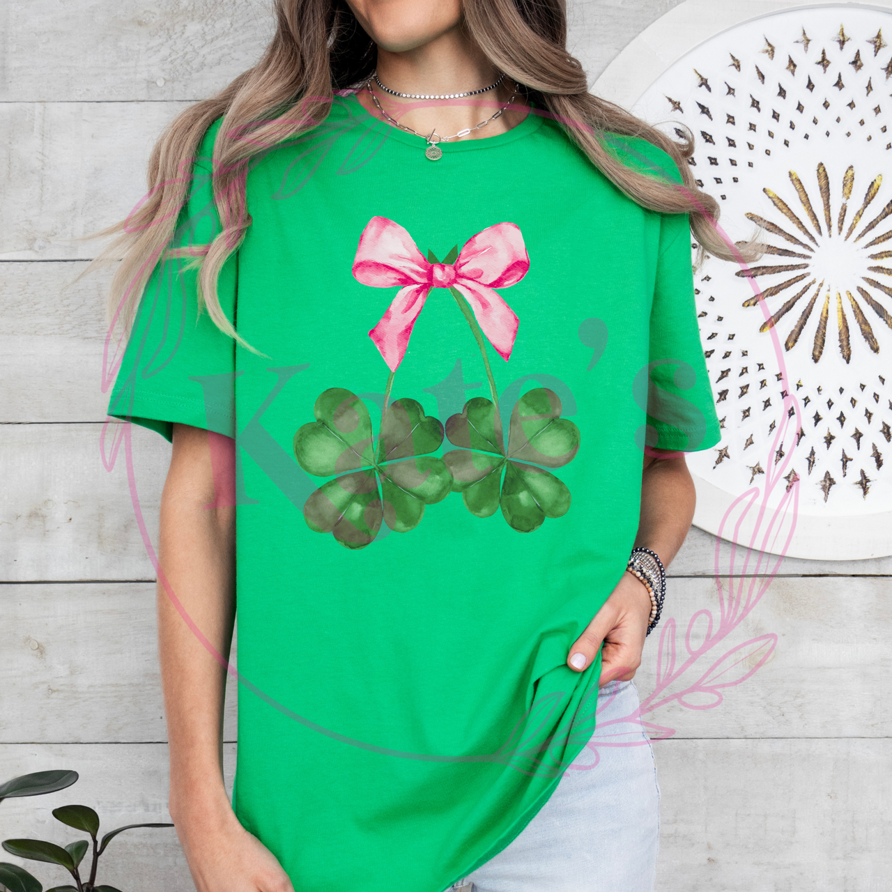 Coquette Shamrocks T-Shirt