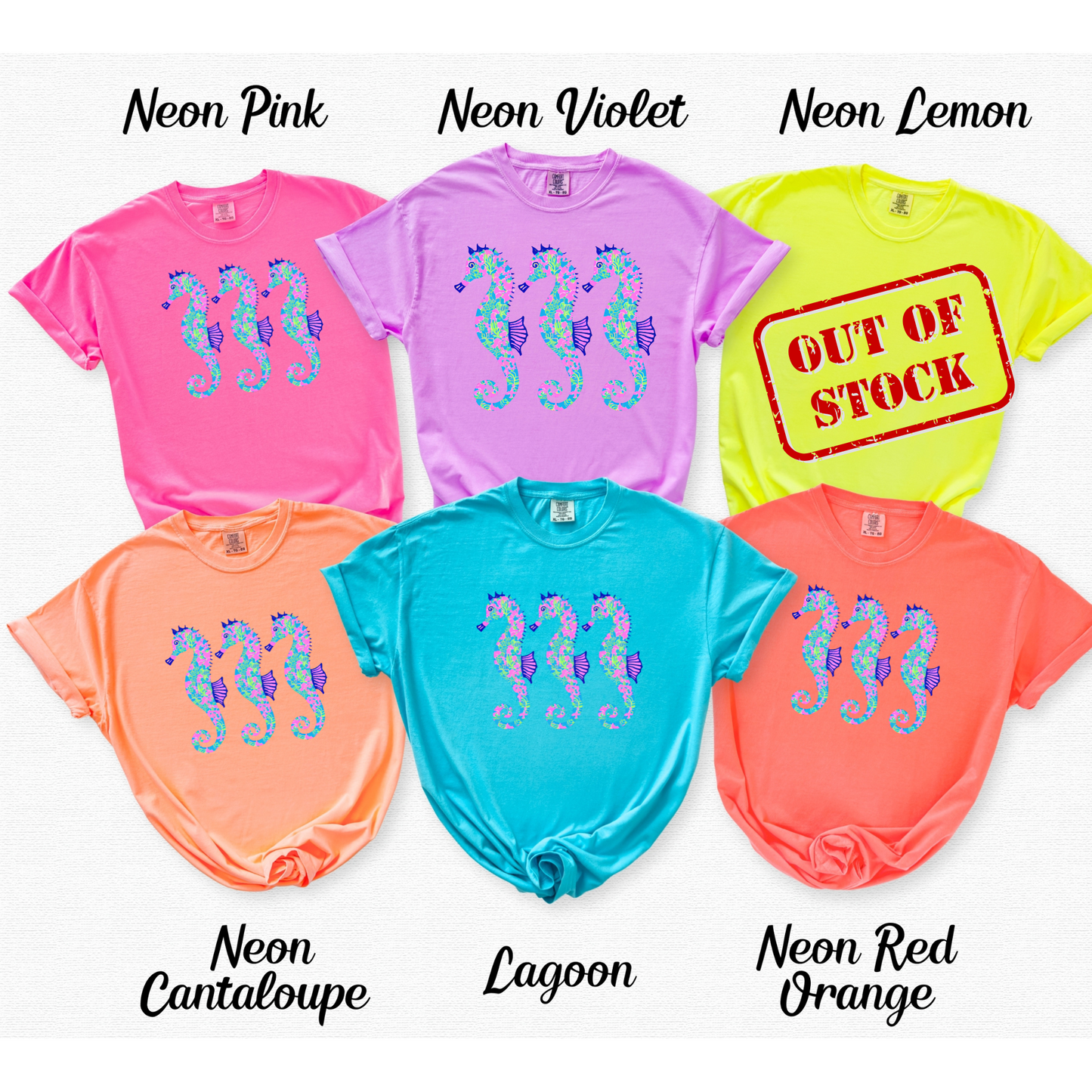 Seahorse Comfort Colors Tee