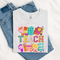 Chenille Teach T-Shirt