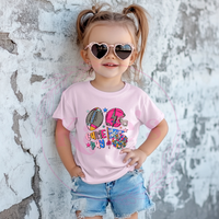 Girly Football Tee