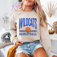 Checotah Wildcats Vintage Basketball Shirt
