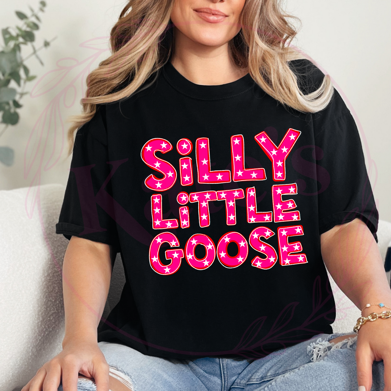 Hot Pink Silly Little Goose T-Shirt