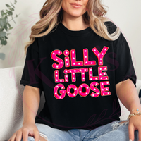 Hot Pink Silly Little Goose T-Shirt