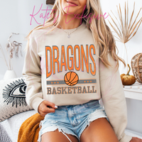 Dewar Dragons Vintage Basketball Shirt