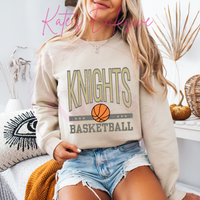 Henryetta Knights Vintage Basketball Shirt