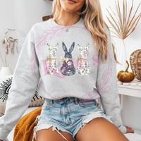 Blue Floral Bunnies Shirt
