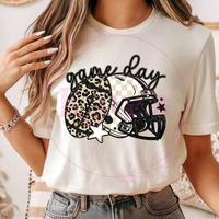 Gold Game Day Football & Helmet Shirt