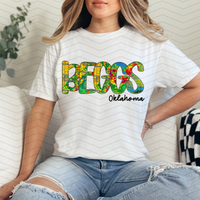 Beggs Oklahoma Radar Map Comfort Colors T-Shirt