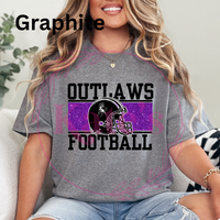 Mascot Football Faux Glitter Shirts