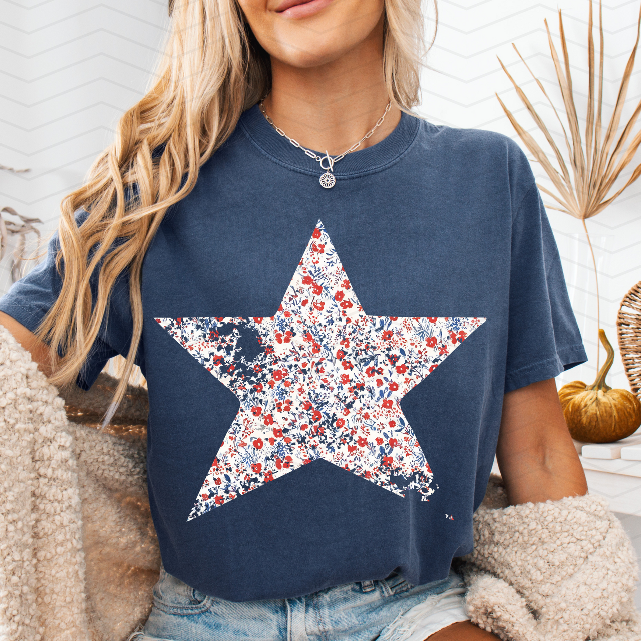 Distressed Star Direct-To-Film Transfer