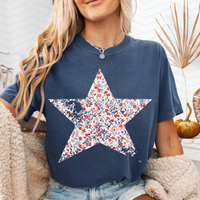 Distressed Star Direct-To-Film Transfer