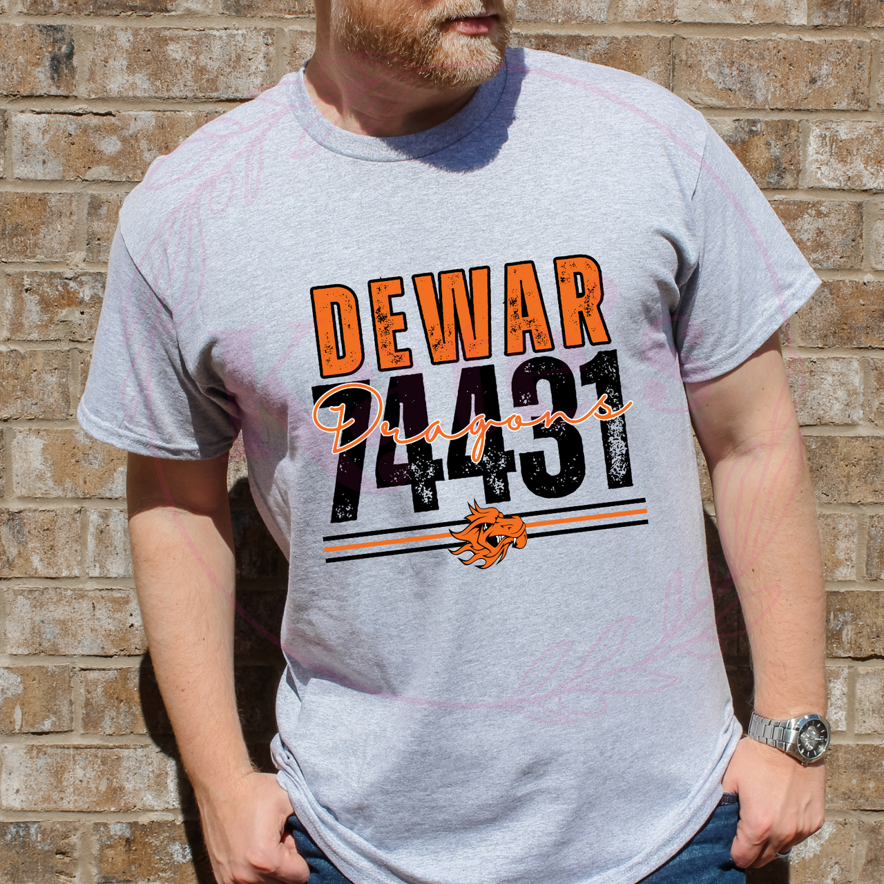 Dewar Zip Code School Spirit Shirt