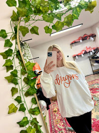 Embroidered Mascot Sweatshirt